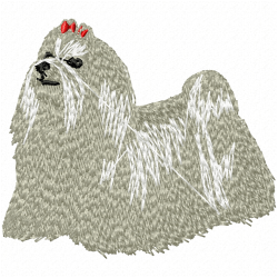 Dogs Embroidery Design 12